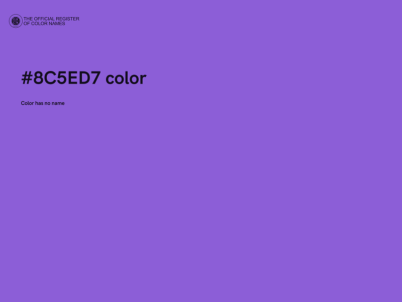 #8C5ED7 color image