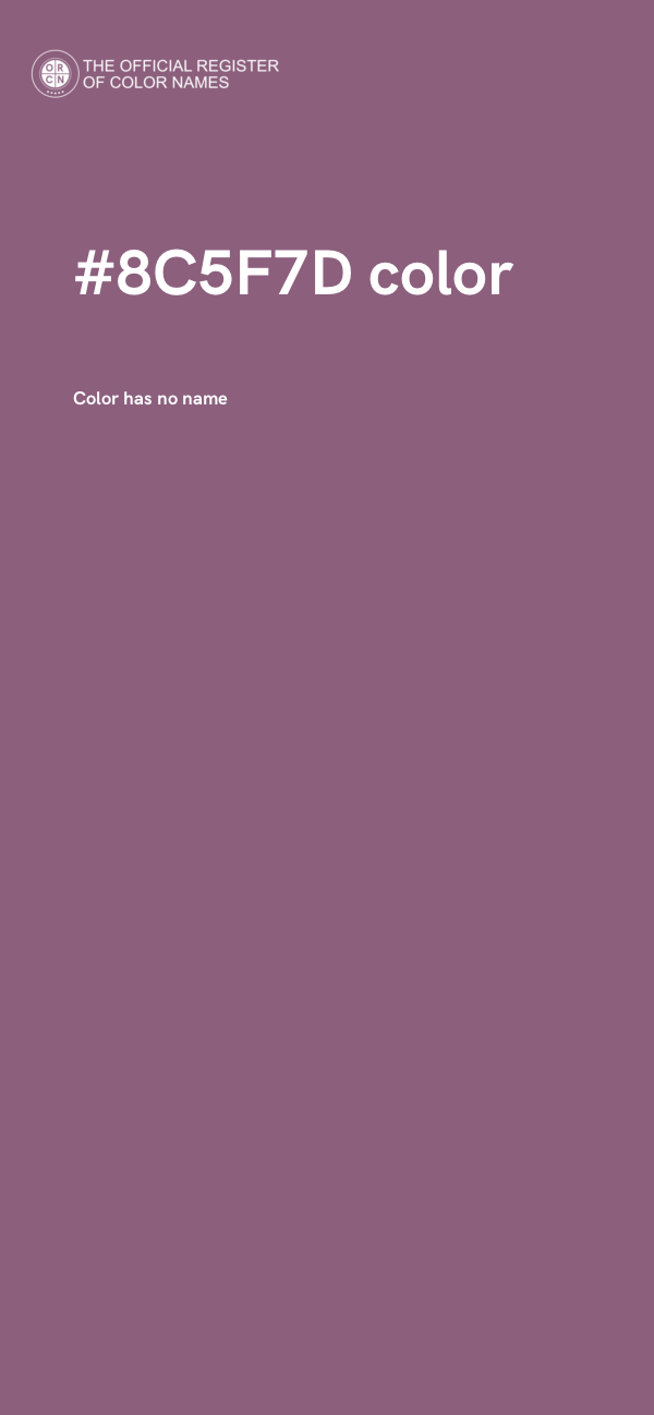 #8C5F7D color image