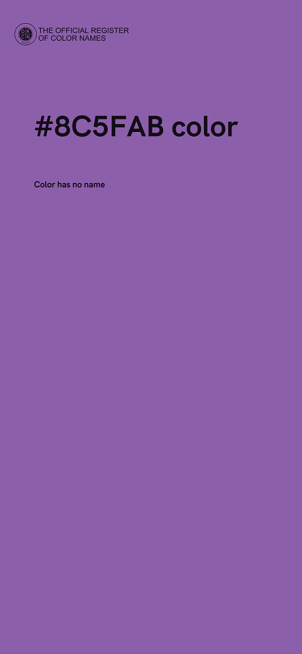 #8C5FAB color image
