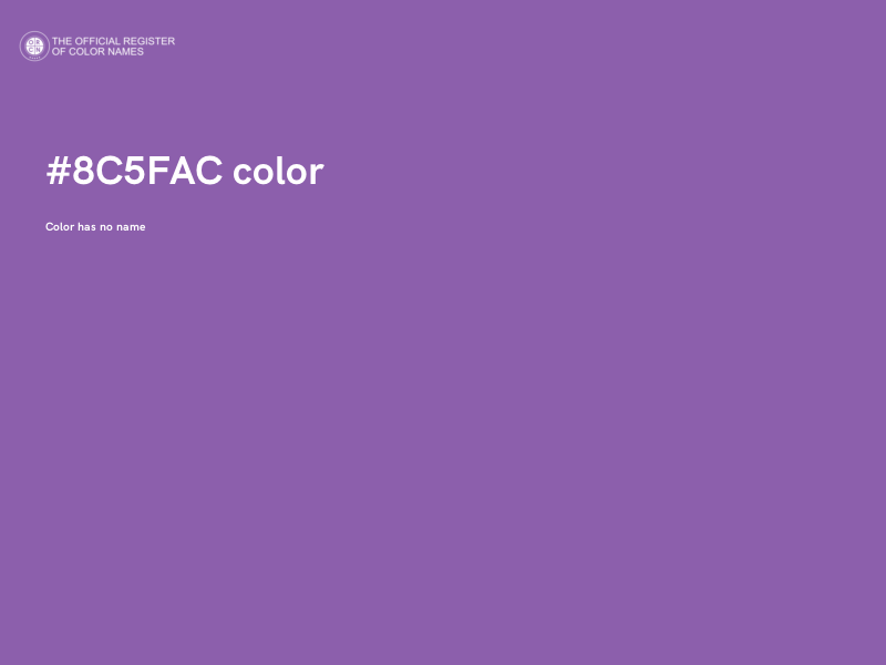 #8C5FAC color image