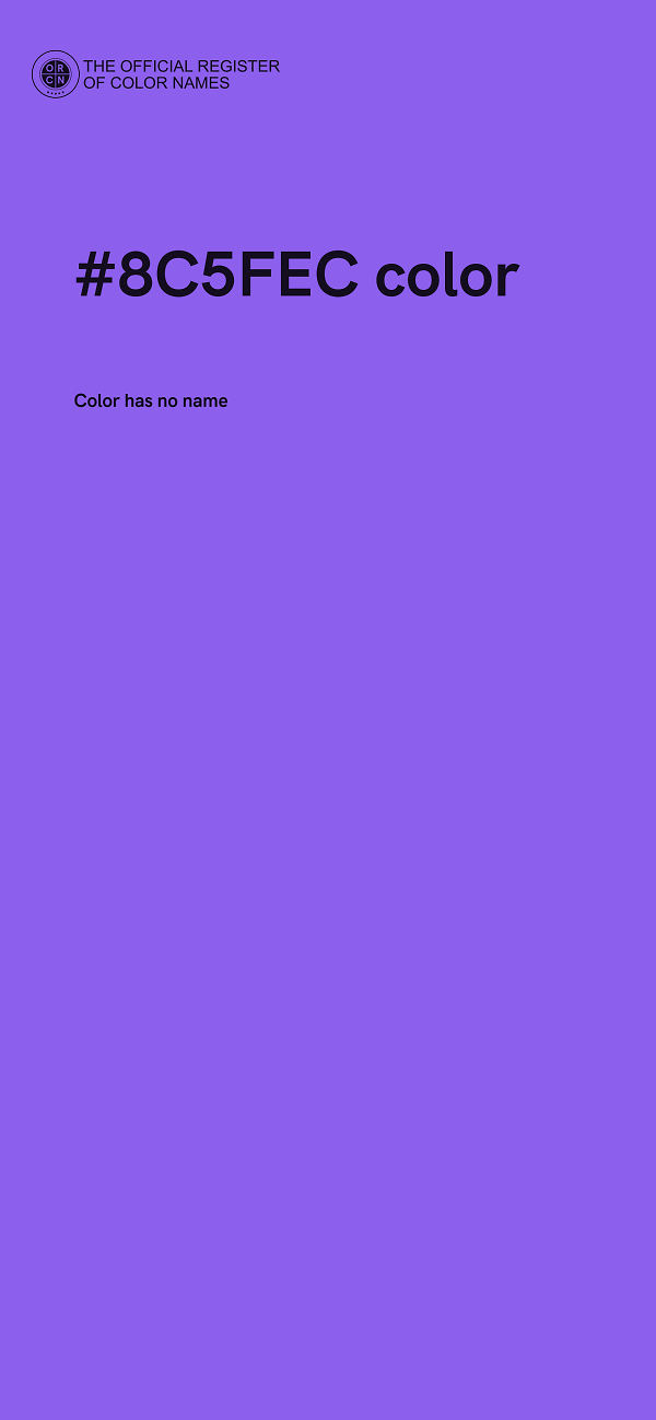 #8C5FEC color image