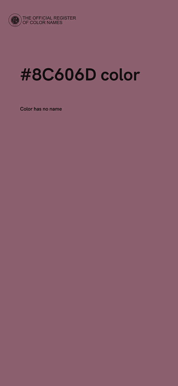 #8C606D color image