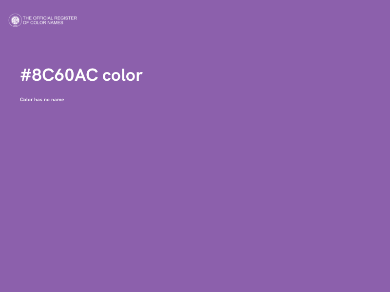 #8C60AC color image