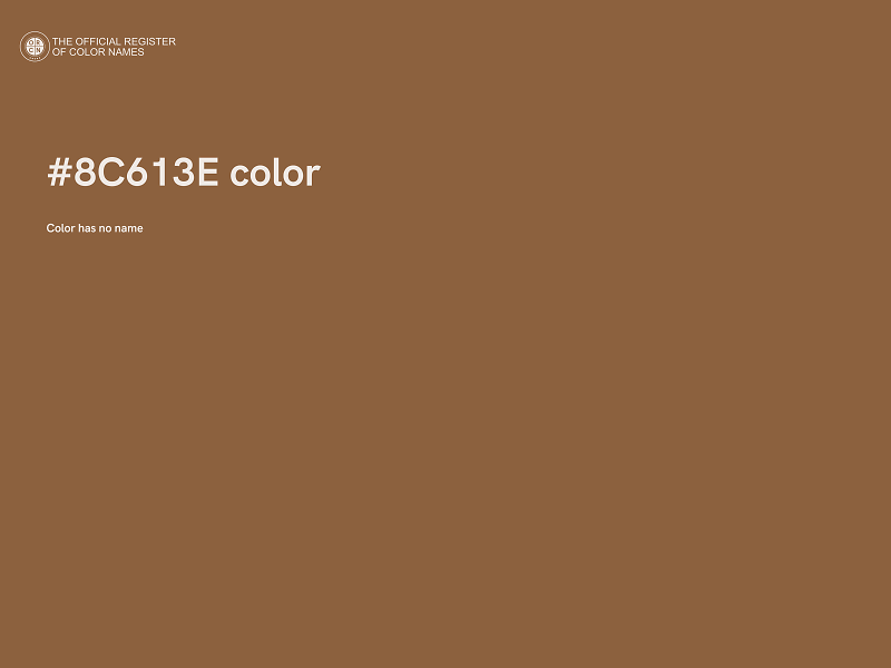 #8C613E color image