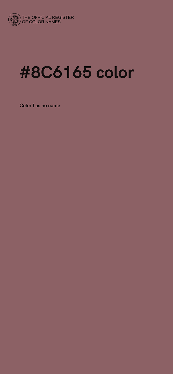 #8C6165 color image