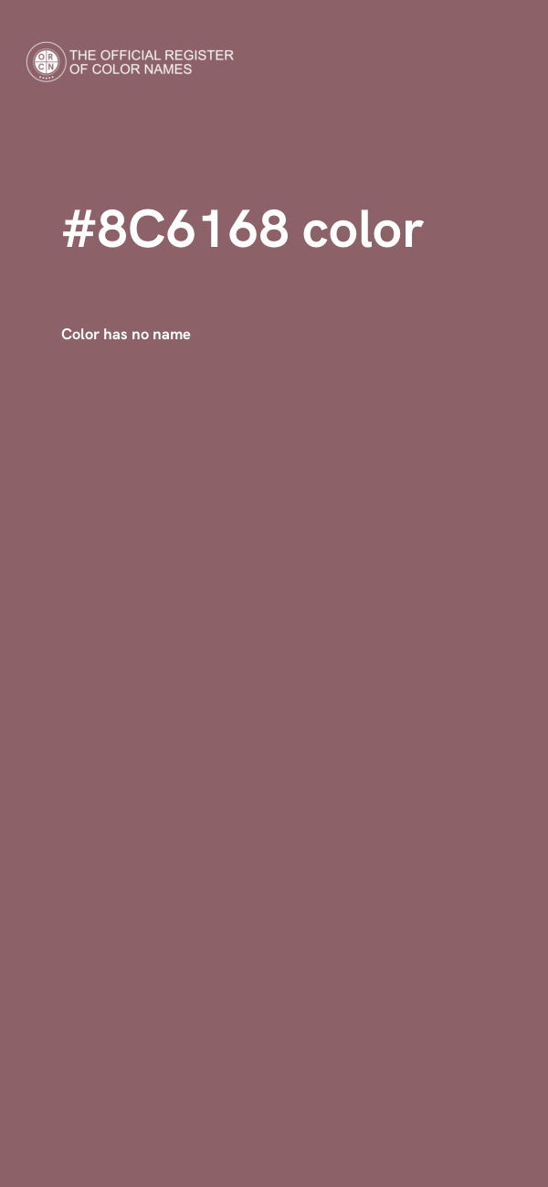 #8C6168 color image