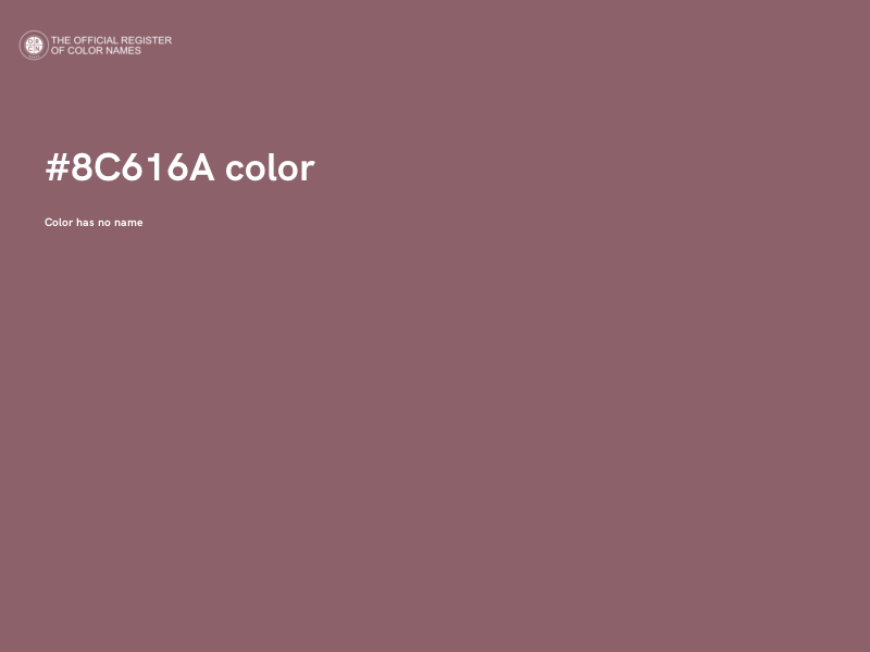 #8C616A color image