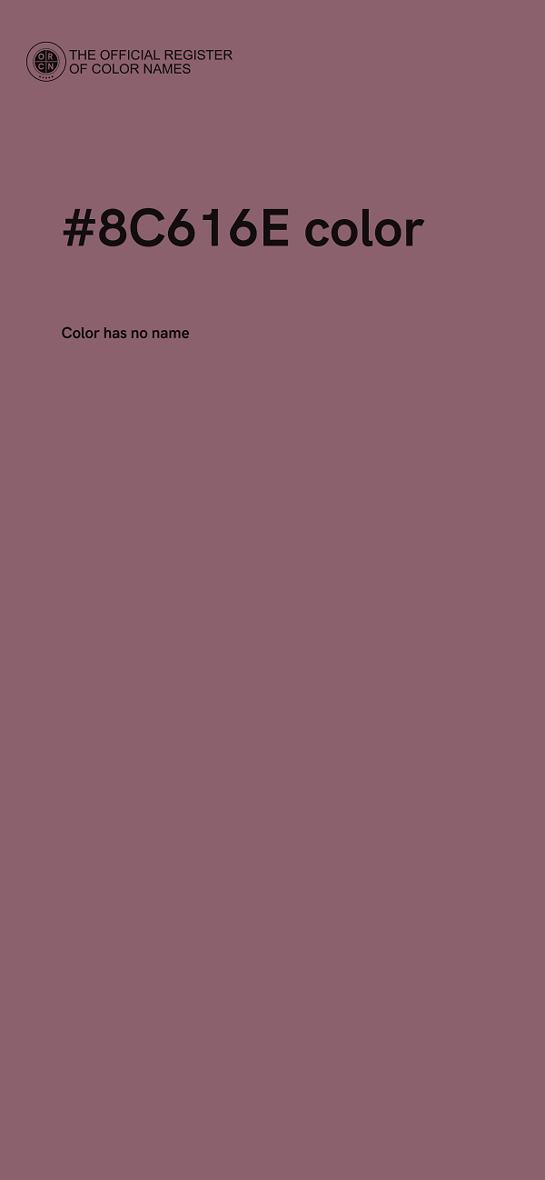 #8C616E color image
