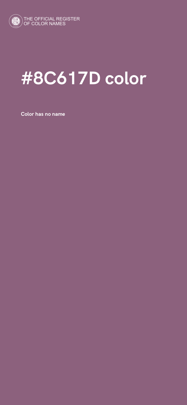 #8C617D color image
