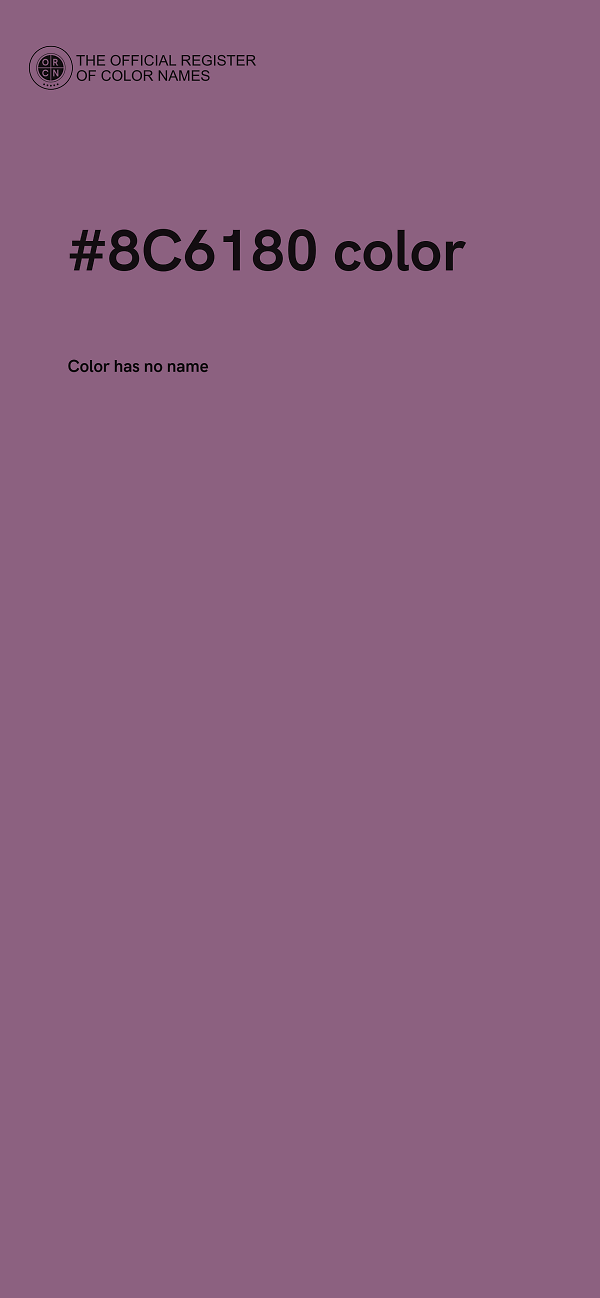 #8C6180 color image