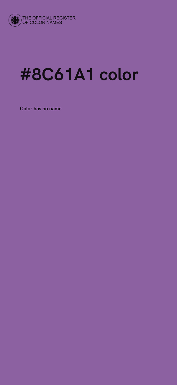 #8C61A1 color image