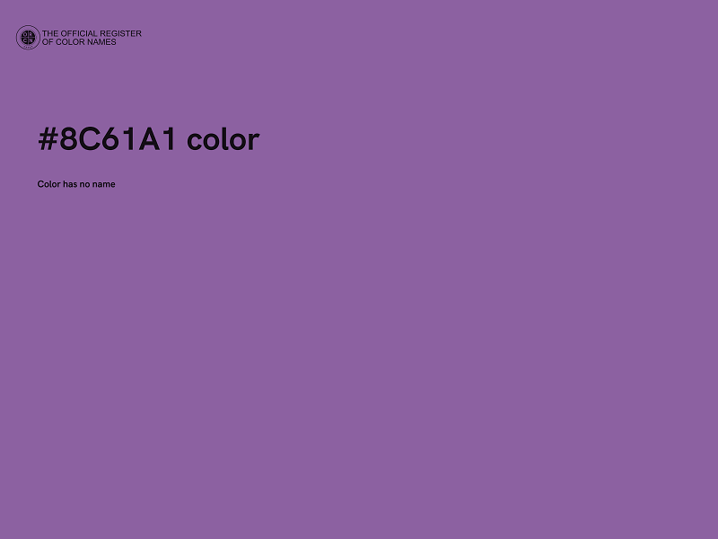 #8C61A1 color image