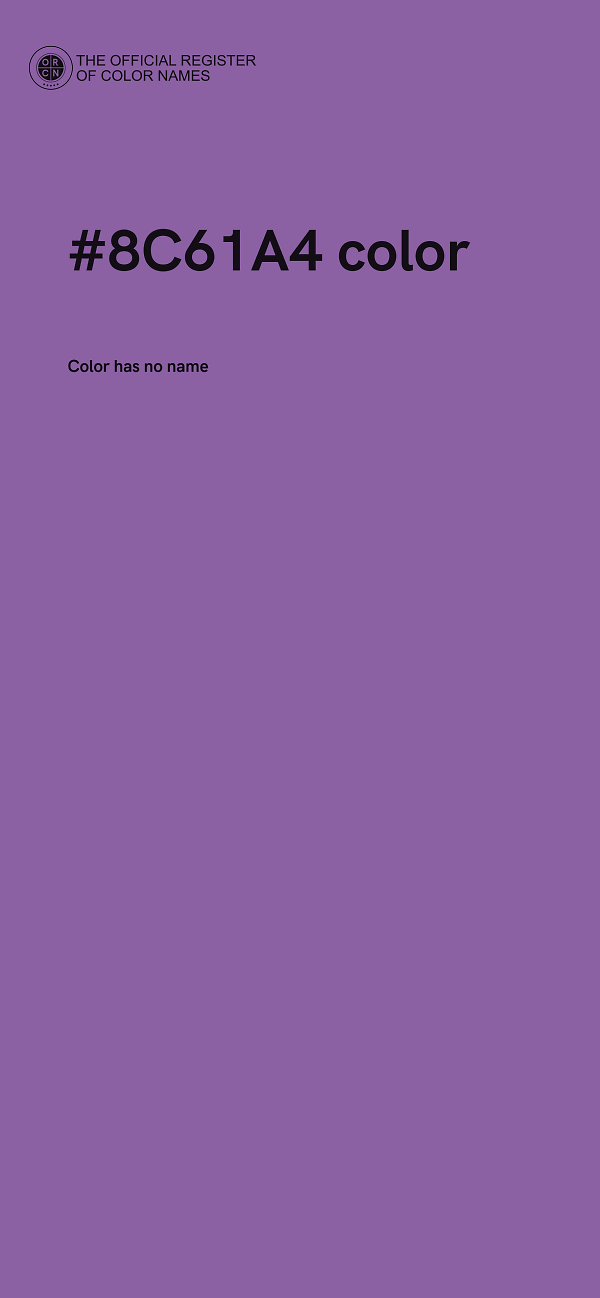 #8C61A4 color image