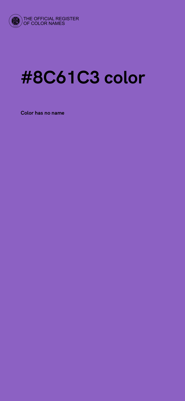 #8C61C3 color image