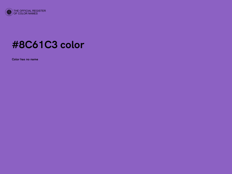 #8C61C3 color image
