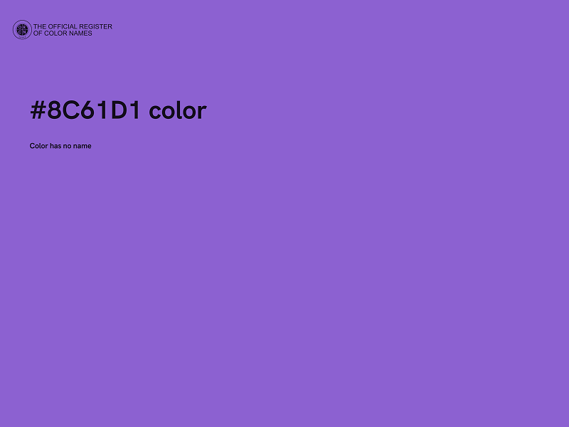 #8C61D1 color image