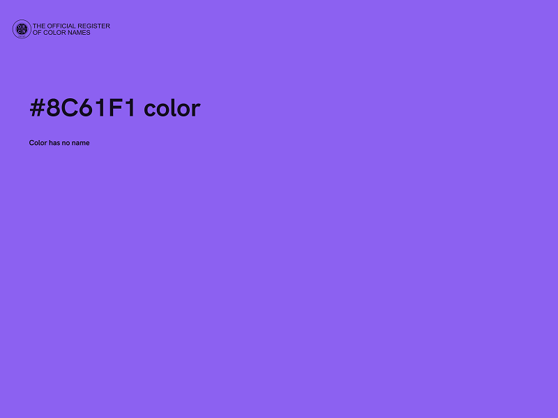 #8C61F1 color image