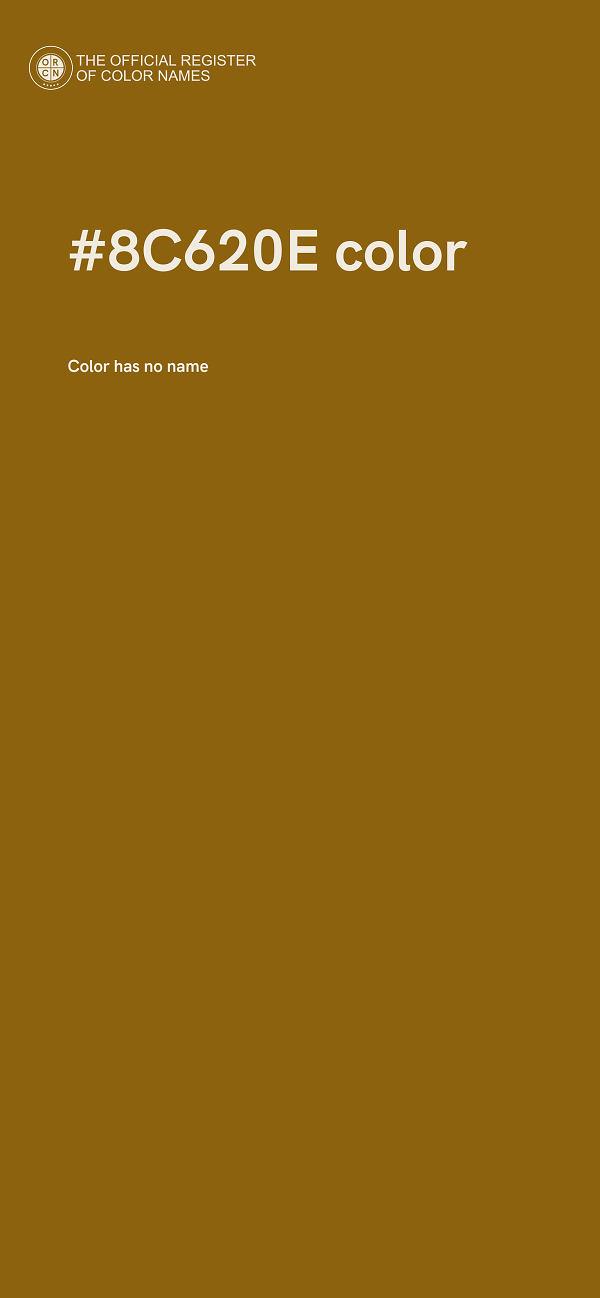#8C620E color image