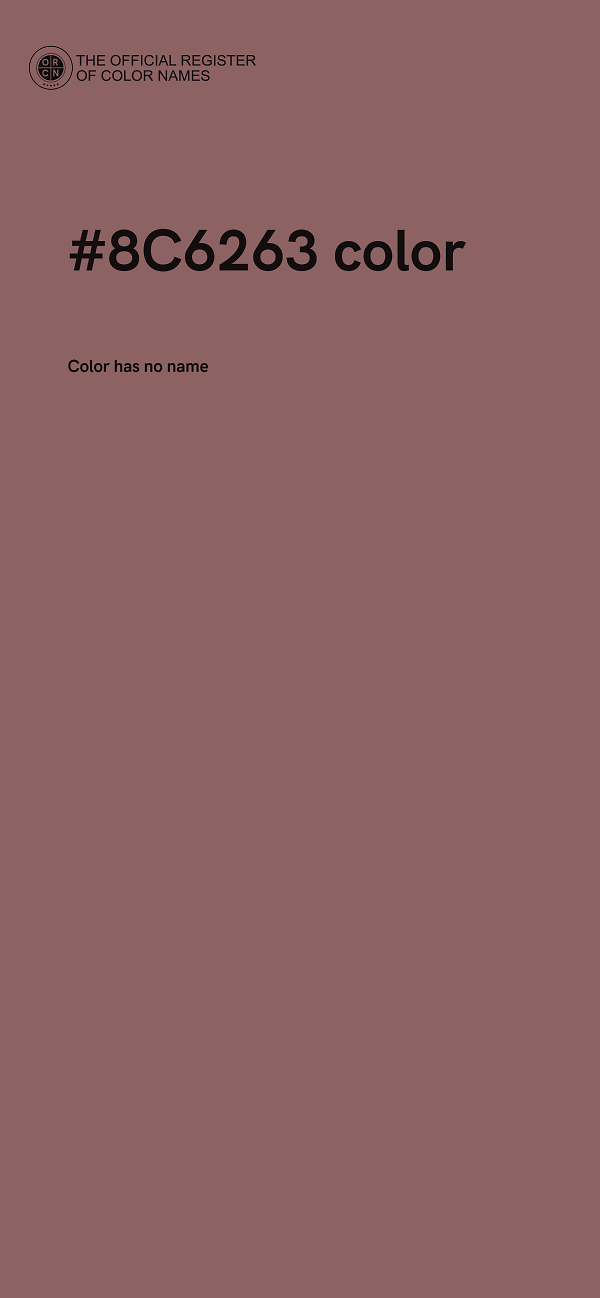 #8C6263 color image