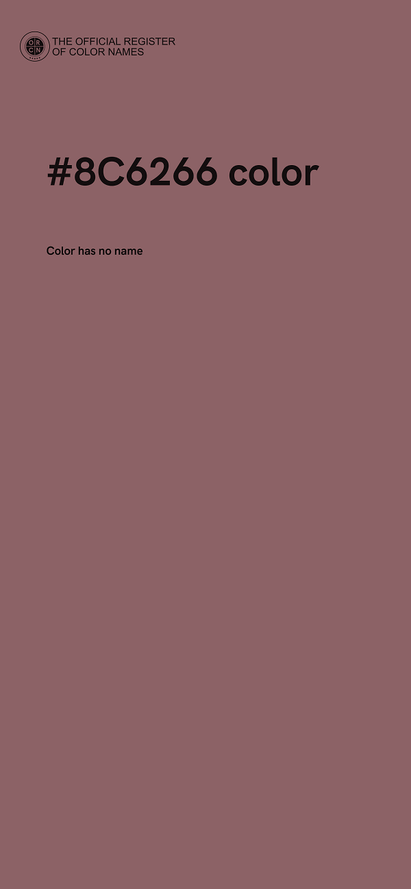 #8C6266 color image
