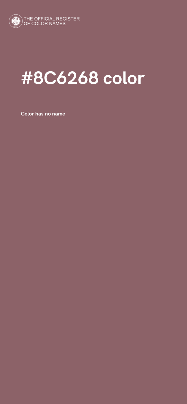 #8C6268 color image
