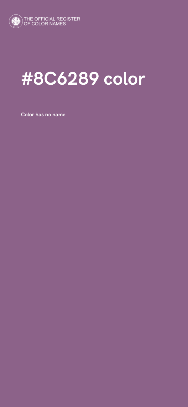 #8C6289 color image