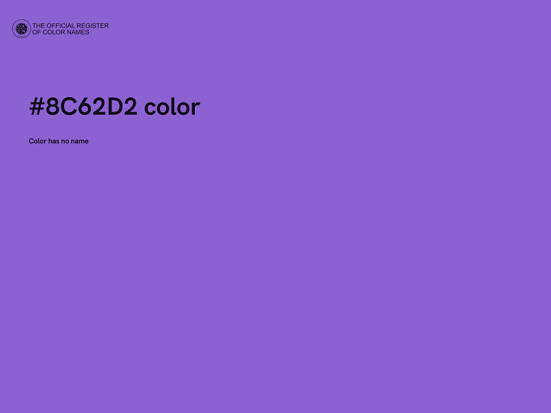 #8C62D2 color image