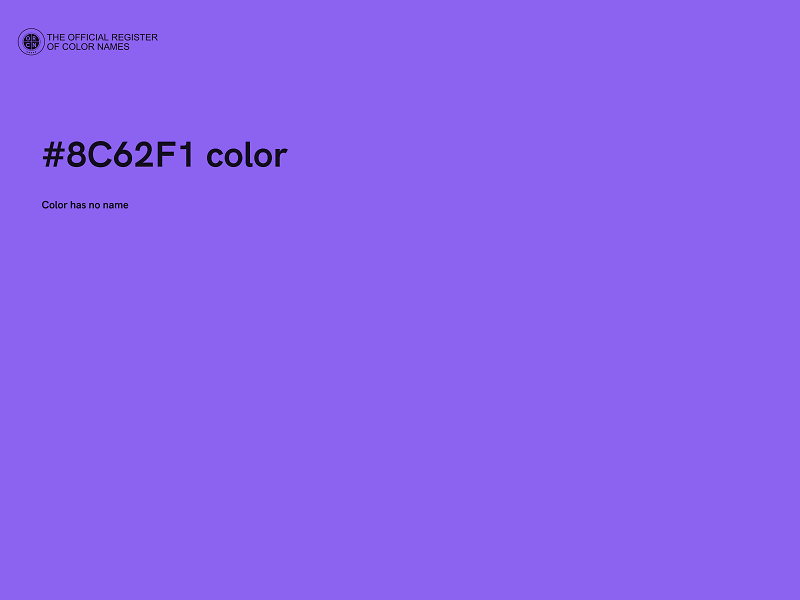 #8C62F1 color image