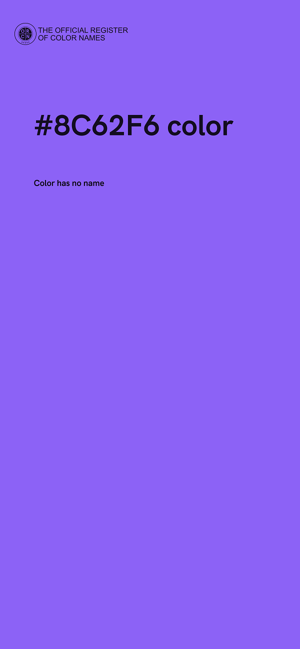 #8C62F6 color image