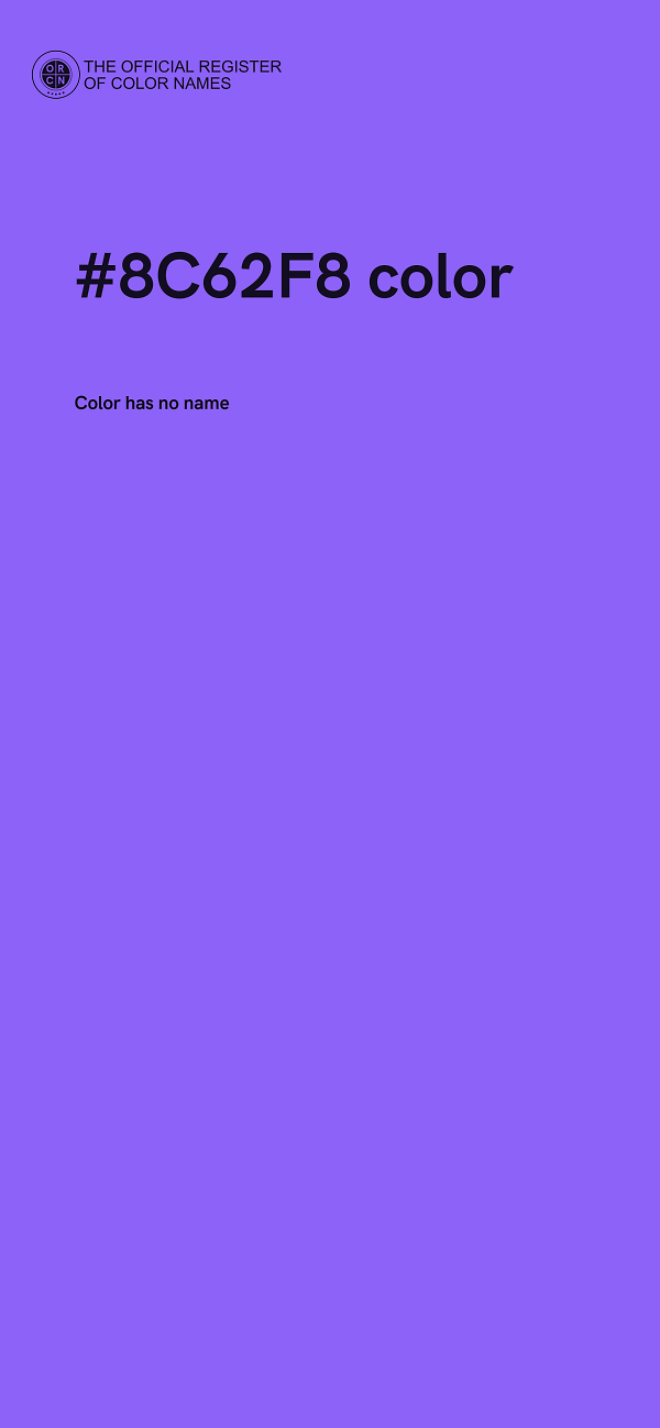 #8C62F8 color image