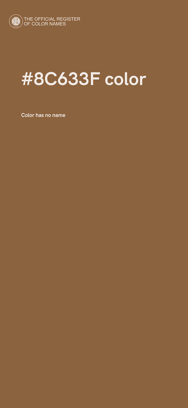 #8C633F color image