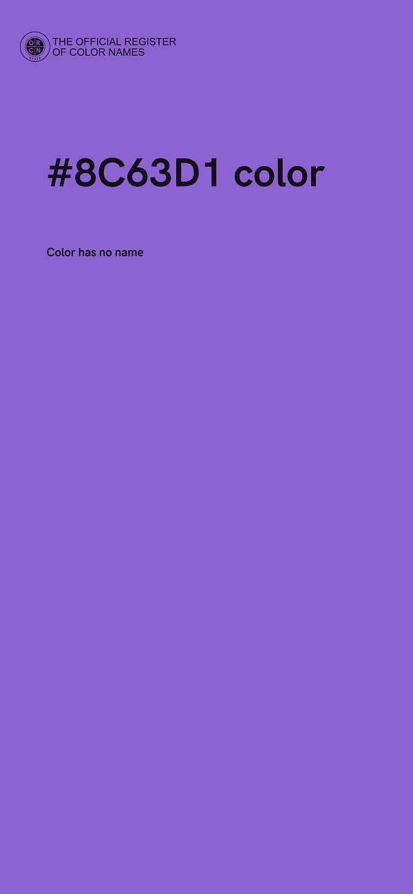 #8C63D1 color image