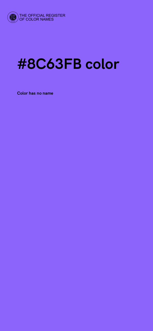 #8C63FB color image