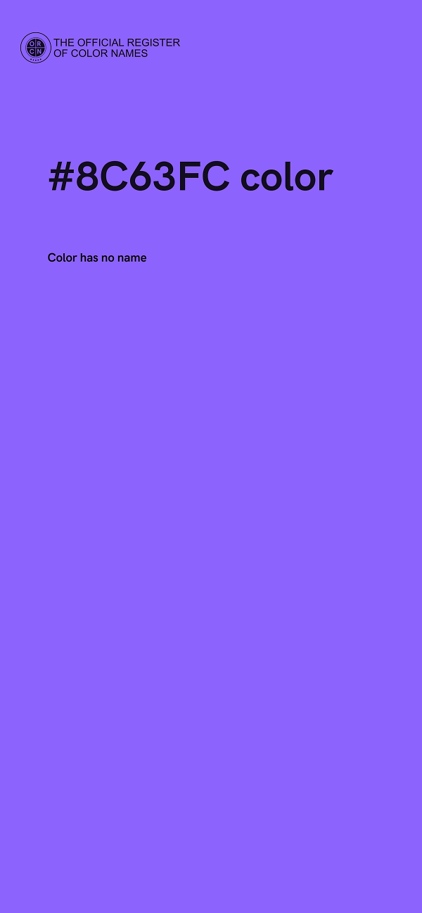 #8C63FC color image