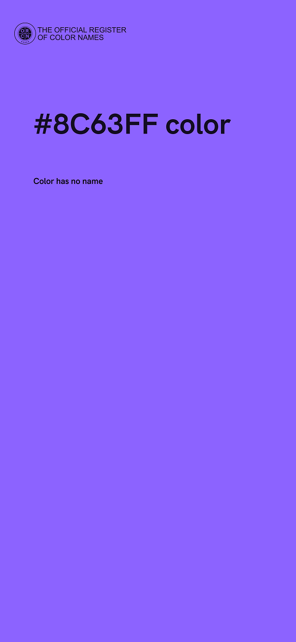 #8C63FF color image