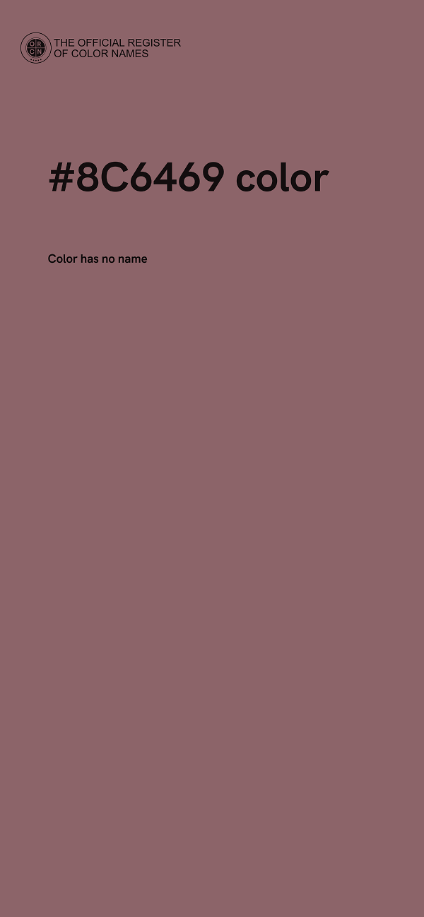 #8C6469 color image