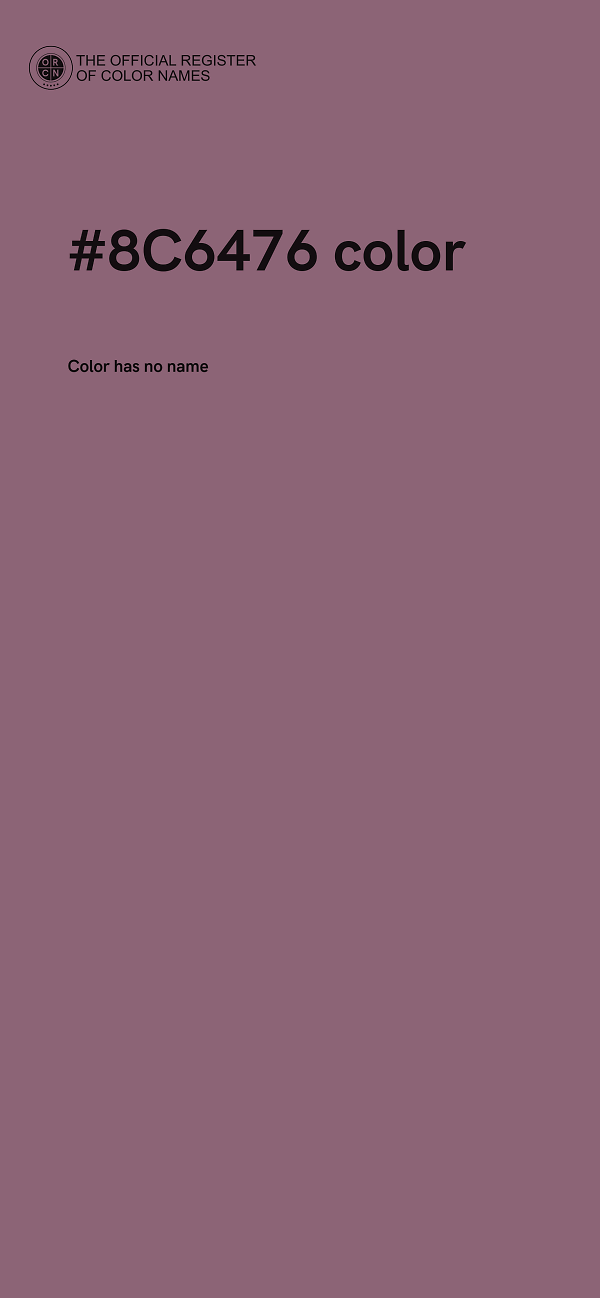 #8C6476 color image