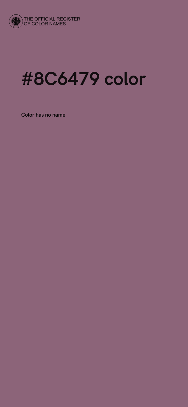 #8C6479 color image