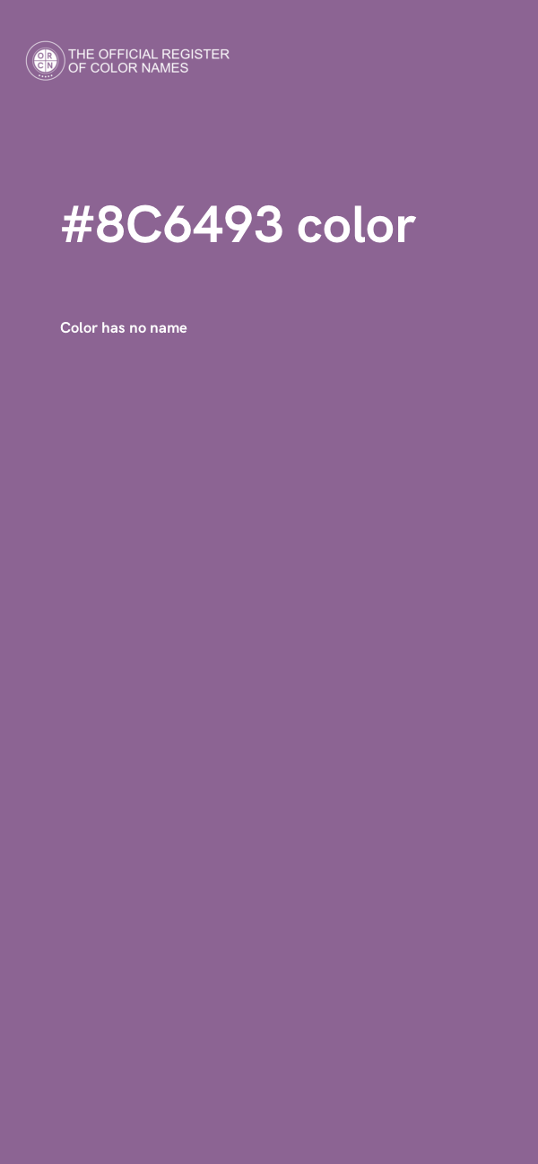 #8C6493 color image
