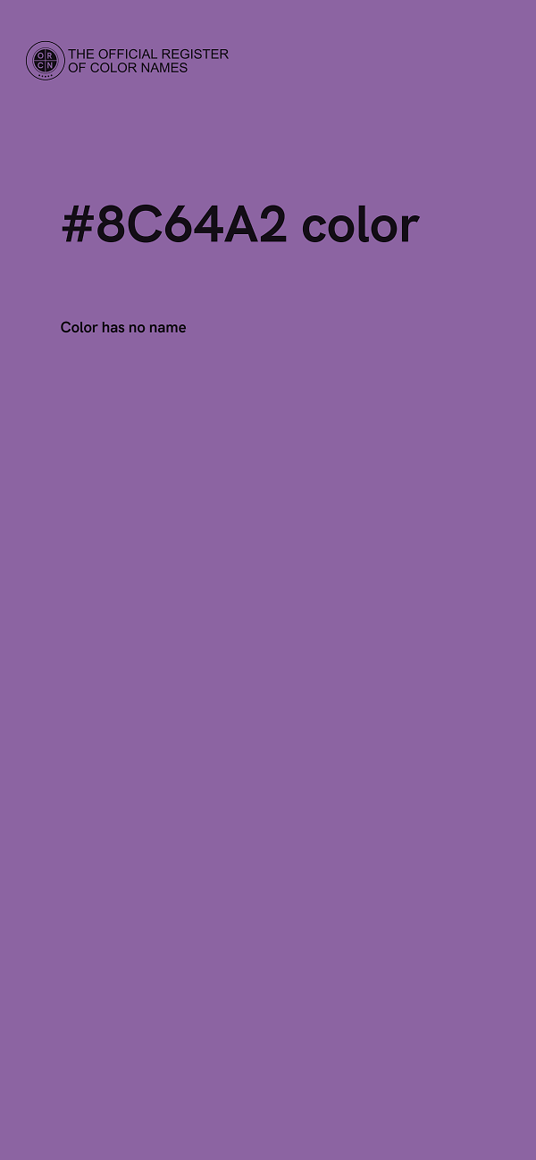 #8C64A2 color image