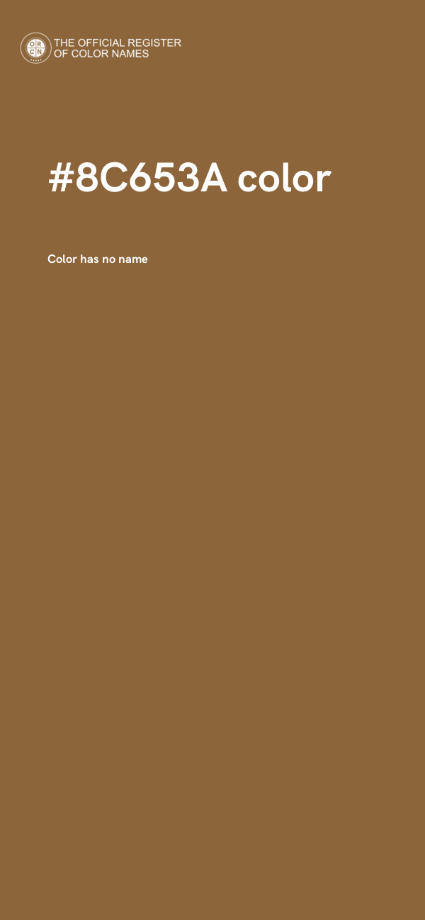 #8C653A color image