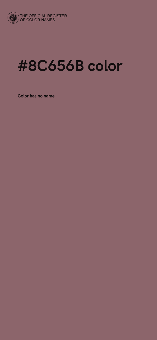 #8C656B color image