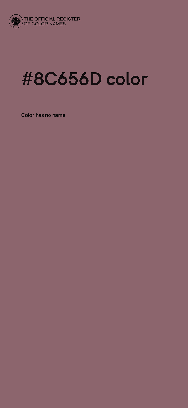 #8C656D color image