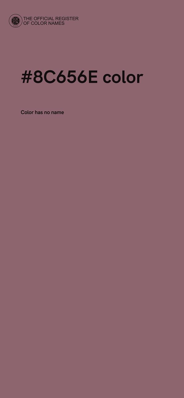 #8C656E color image