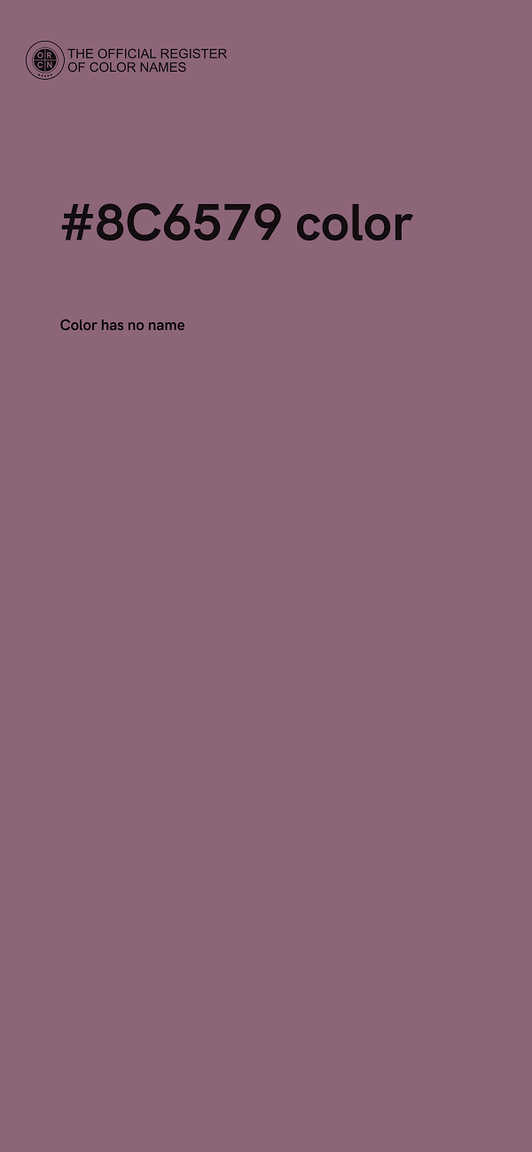#8C6579 color image