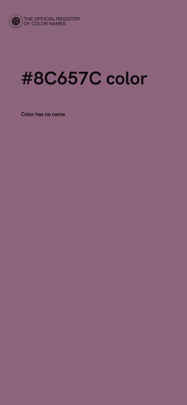 #8C657C color image