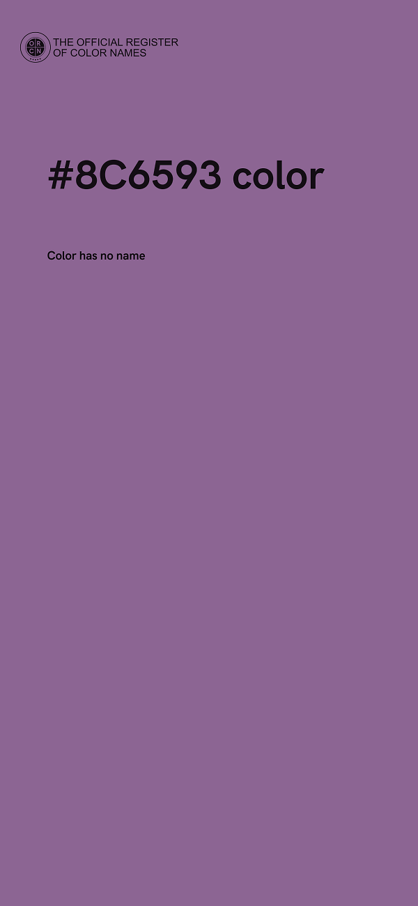 #8C6593 color image