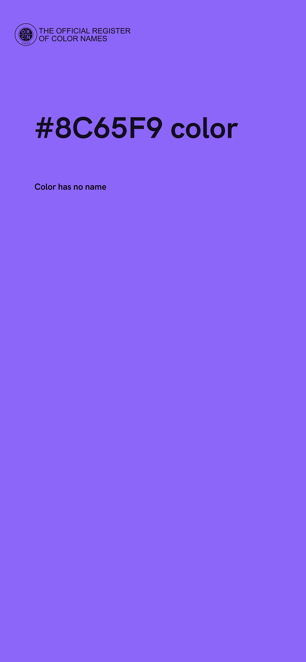 #8C65F9 color image