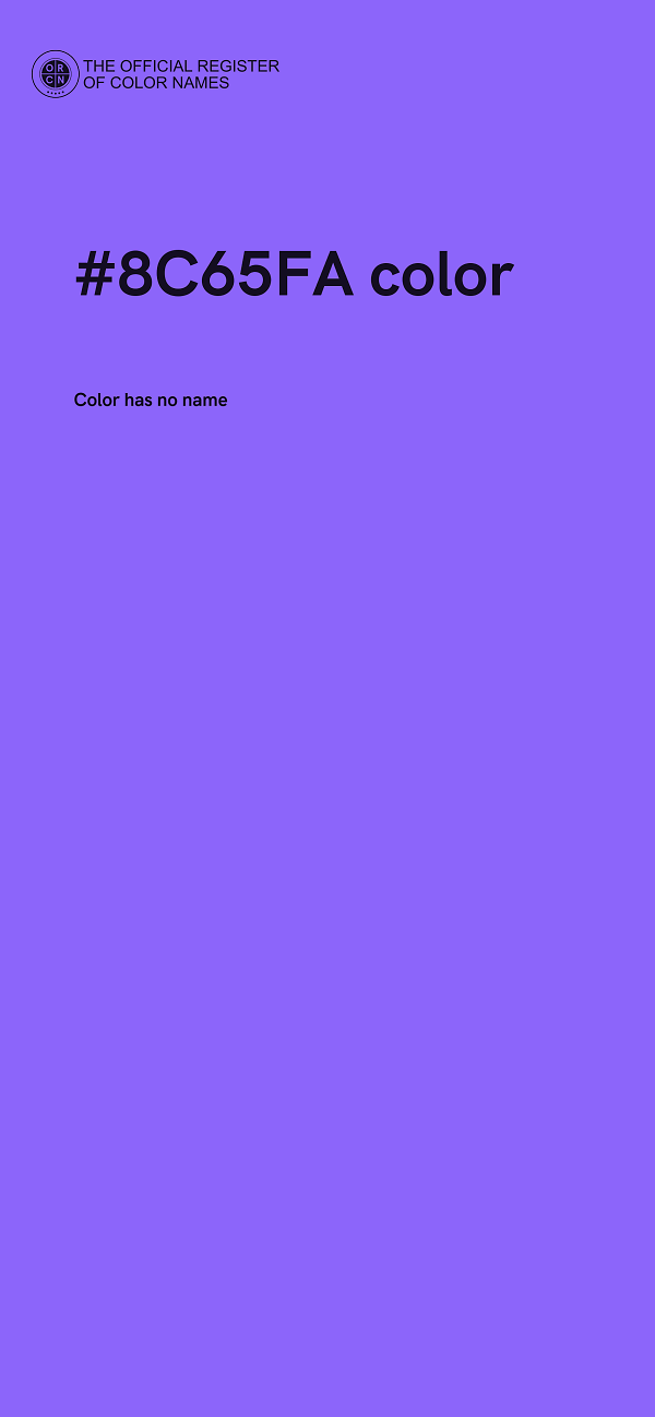 #8C65FA color image