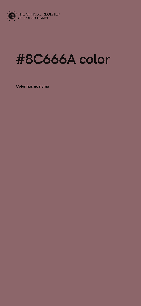 #8C666A color image